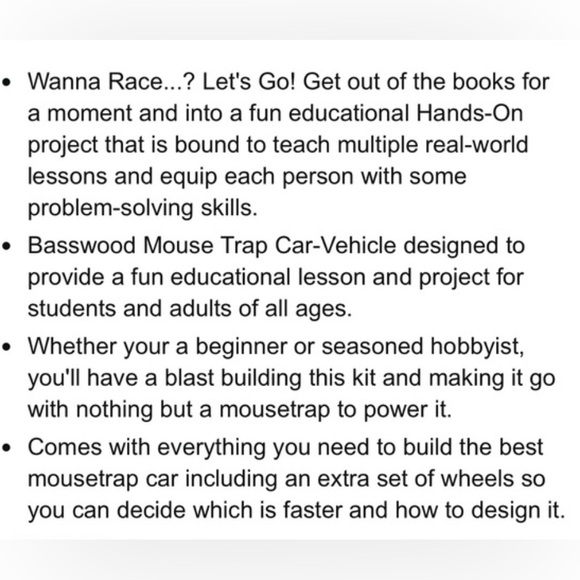 NWT Walnut Ridge Problem Solving Activity Kit - Mousetrap Vehicle - Picture 2 of 7